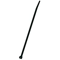 Unex 2247-0 U61X Brida para Uso Exterior- 4.8mm Ancho- 287mm Longitud- Set de 100- Negro
